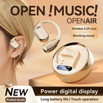 Fall Open - Ear Weireless Earphone, Lightweight Earphone With Charging Case, Noice Cancelling Bluetooth - CompatibleStereo Earbuds For Sports, Gaming, Calling, Busines