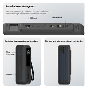 Power Bank Protecting Sleeve Scaling With Cable Phone Case